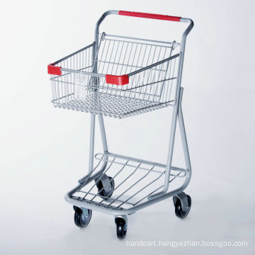 Double Basket Shopping Trolley